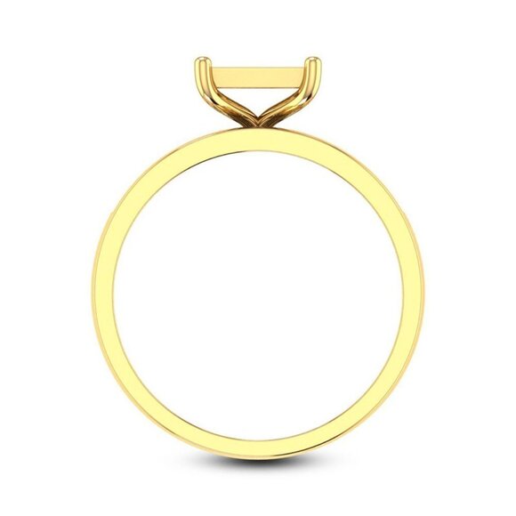 Refine Square Zircon Luxury Princess Fashion Square Rings for WomenEVGG1262 - Picture 1 of 7
